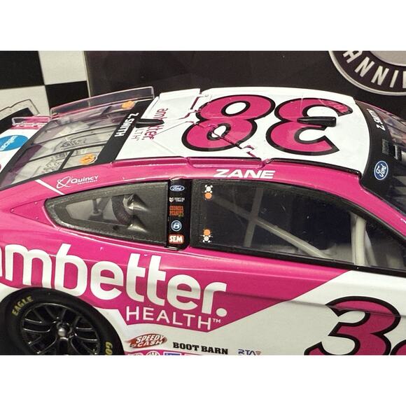 Zane Smith #38 Ambetter 2023 Pink Mustang 1:24 scale - 1 of 516 - Picture 7 of 14